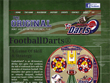 Tablet Screenshot of footballdarts.us